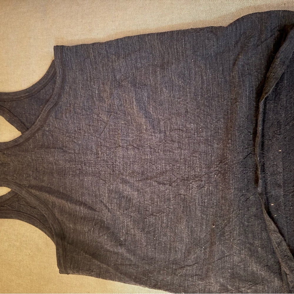 Tracksmith Charcoal Tank Top
